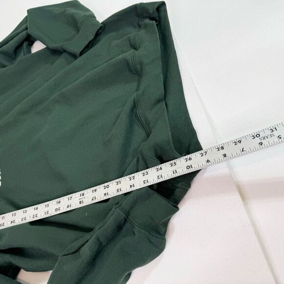 Silly Goose University Sweatshirt Womens Large Green Embroidered Crewneck - Picture 2 of 8